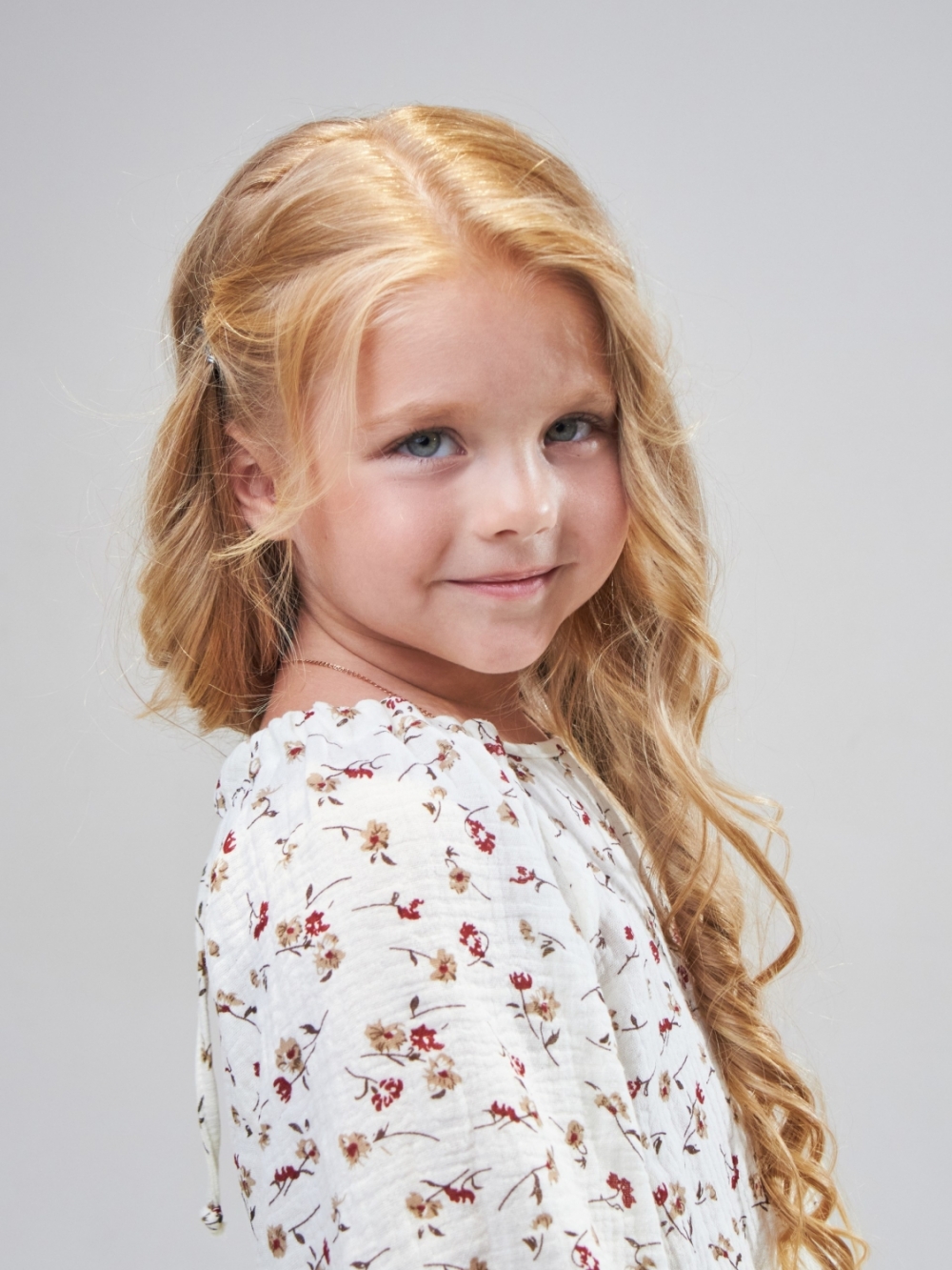 329-ЦВ1. Костюм детский Палаццо, цветной, хлопок 100%  муслин, размеры 98,104,110,116